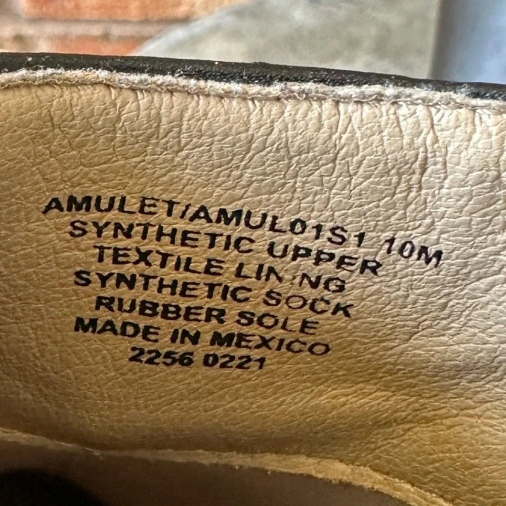 Steve Madden Amulet Black Lug Sole Platform Chelsea Boots Womens 10M